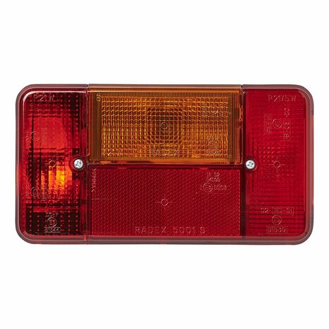 Rucklicht 5 Funktionen 194x104mm links