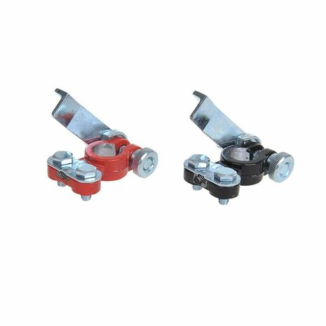 Batteriepolklemmensatz (+) und (-) mit Schnellverschluss rot schwarz