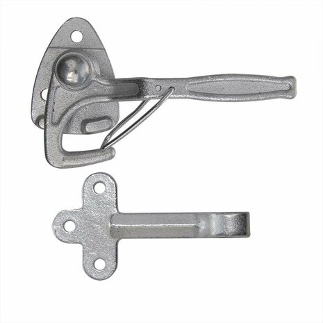 Ventilhaken Nr. 0 rechts 140mm mit Anschraubose