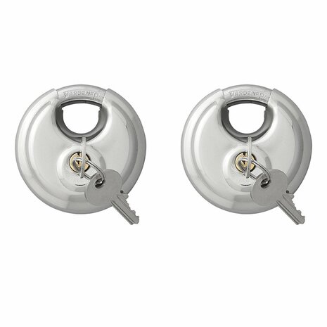 Diskusschloss 70mm 2-teilig gleichschließend