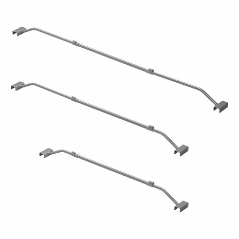 Planenbugel aus Metall  ausziehbar 100-155cm fur Anhangerplane