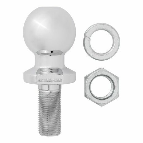 Anhangerkupplungskugel gerade M22 x 50mm E-Typ gepruft