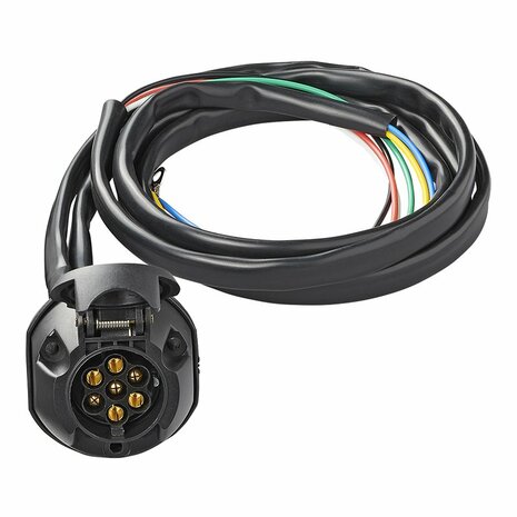 Anhangerkupplungs-Kabelsatz 7-polig PVC + 1 50 m Kabel