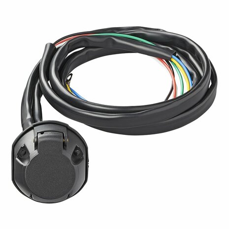 Anhangerkupplungs-Kabelsatz 7-polig PVC + 1 50 m Kabel