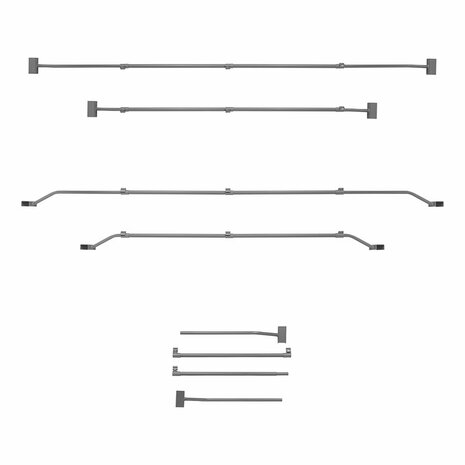 Planenbugel aus Metall  ausziehbar  140 5-208cm  fur Anhangerplane