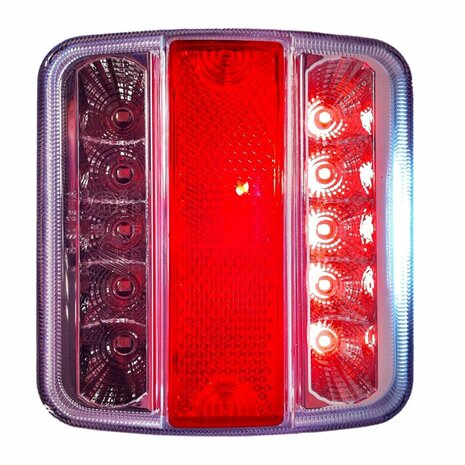 Rucklicht 4 Funktionen 98x105mm 14LED
