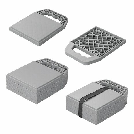Stapelbare Grundplatten mit Griff - 4er Set