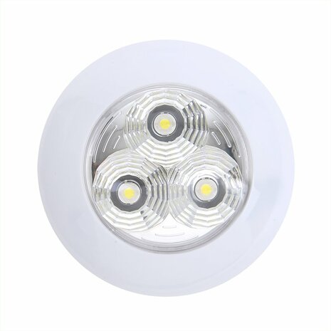 Deckenleuchte Aufbauleuchte 3-LEDs 12V 290lm Durchmesser 95x25mm