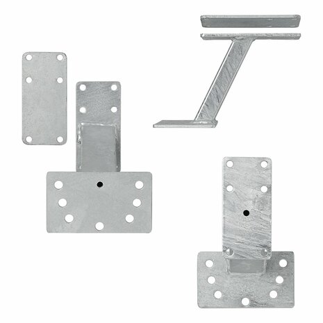 Reserveradhalter mit Montageplatte