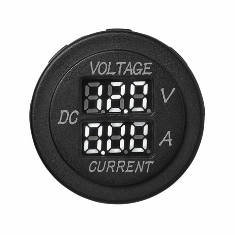 Volt-Amperemeter digital 6-30V 0-10A