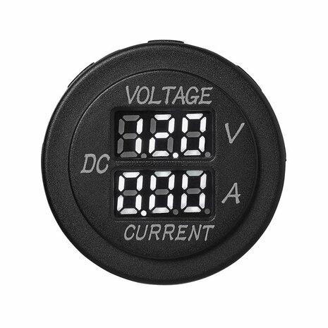 Volt-Amperemeter digital 6-30V 0-10A