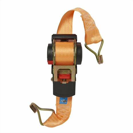 Zurrgurt mit Ratsche + 2 Haken 450cm 750kg automatisches Aufrollen