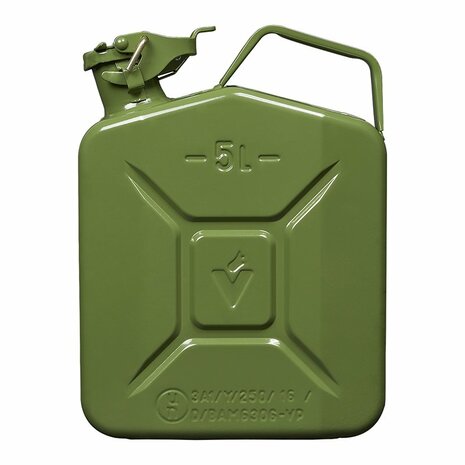 Kanister 5L Metall grun UN-TuV GS gepruft