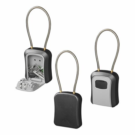 Schlusselsafe mit Zahlenschloss und Stahldraht