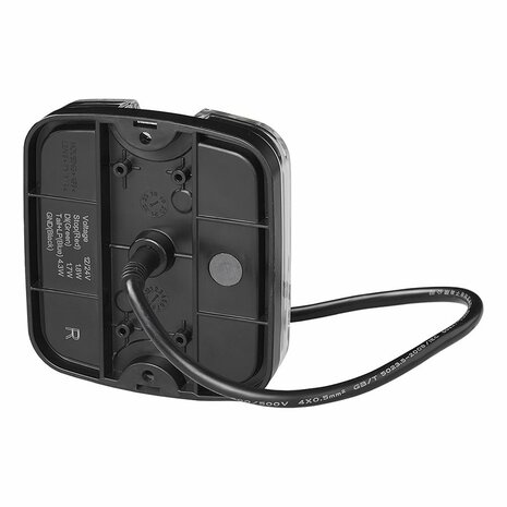 Rucklicht 4 Funktionen 105 x 95 mm LED + GLOW rechts