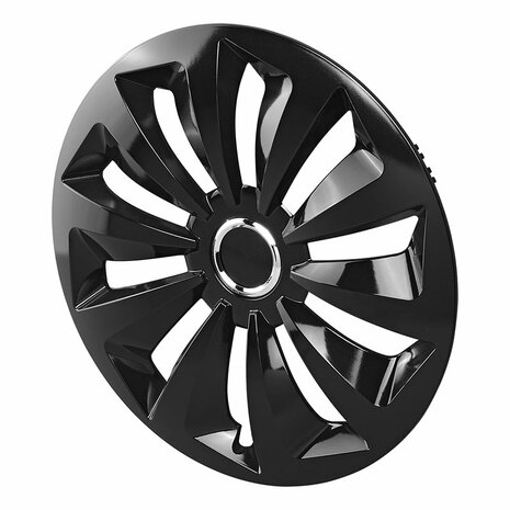 Fox Radzierblenden-Set schwarz 15 Zoll 4-teilig im Displaykarton