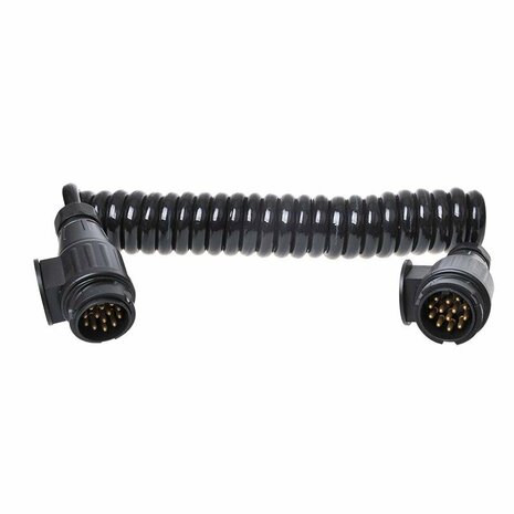 Spiralkabel 3 5M 8-adrig mit 2x Stecker 13-polig PVC