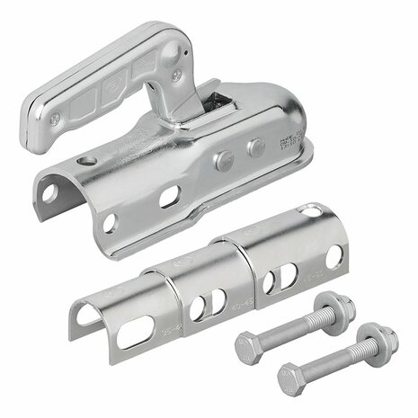 Kugelkupplung Stahl rund 35-50mm 1300kg gebremst