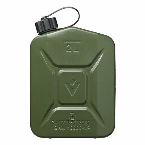 Kanister 2L Metall grun UN-gepruft
