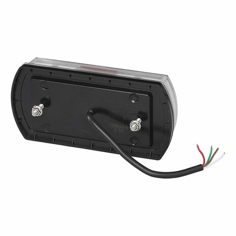 Rucklicht 5 Funktionen 225 x 105 mm 43LED rechts