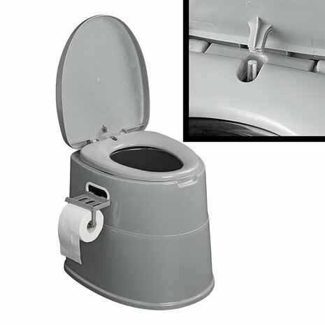 Mobile Toilette teilbar