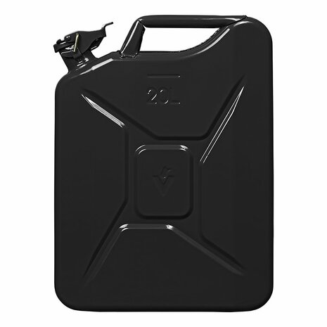 Kanister 20L Metall schwarz UN-TuV GS gepruft