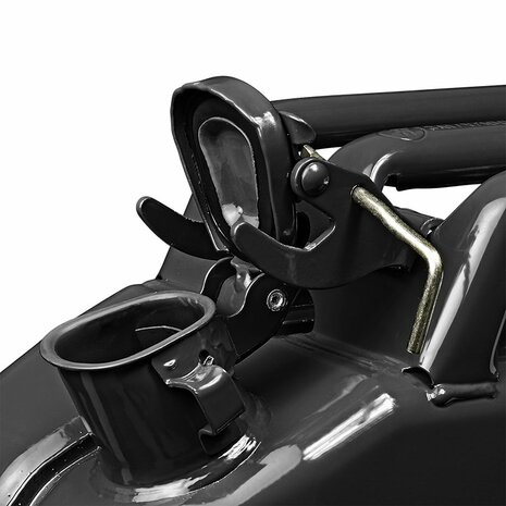 Kanister 20L Metall schwarz UN-TuV GS gepruft