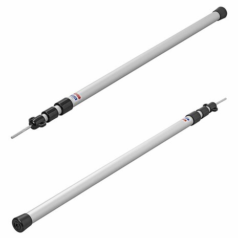 Zeltstange Teleskop 3-teilig 93-230cm - 2er Set