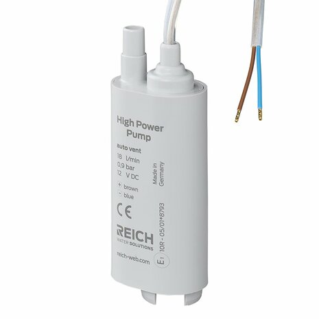Tauchpumpe 12V-18L mit Entluftung