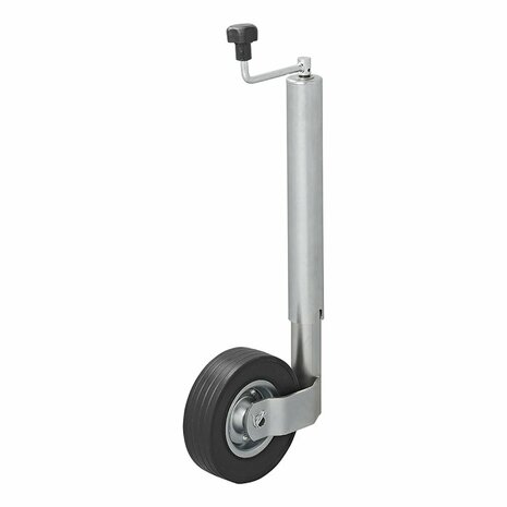 Bugrad 60mm Felge Metall mit Gummireifen 220x65mm