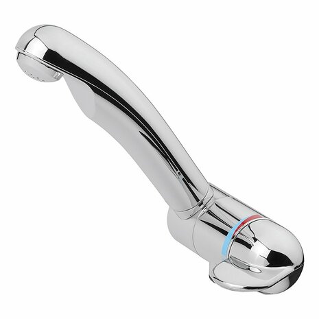 Mischbatterie Style 3000 12V  dia 27 mm gebogener Auslauf
