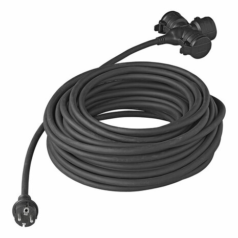 Schuko-Dreifachsteckdose 25M 3x 1 5 mm²