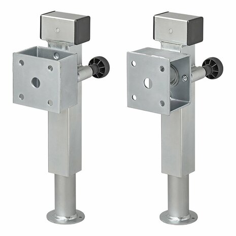 Stutzfuß 60x60 mm kippbar SF60 D85 SW19 410-655 mm 1300kg