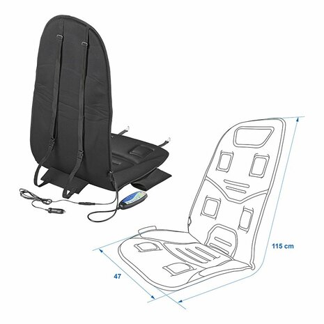 Massage-Heizkissen 12V 2 in 1