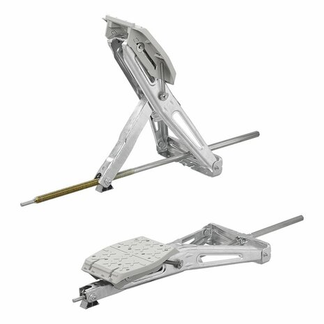 Caravan Eckstutze 1000kg 605x280mm H:470mm inkl. Stabilisierungsfuß und erweiterter Schwenkmechanismus