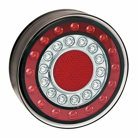 Rucklicht 12 24V 4 Funktionen 125mm LED