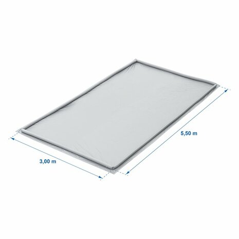 Aufblasbare Bodenplane 3 00 x 5 50 m