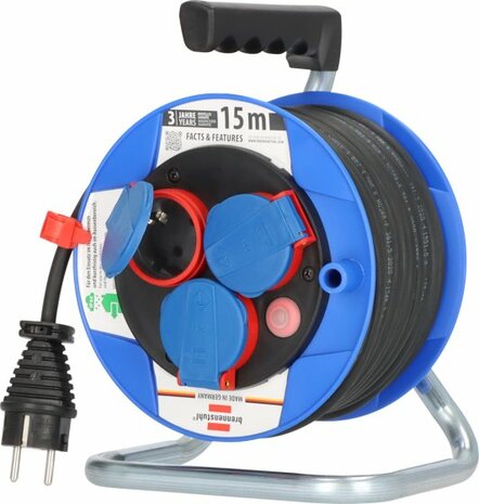 Garant Kompakt IP44 Kabeltrommel 15m H05RR-F 3G1,5