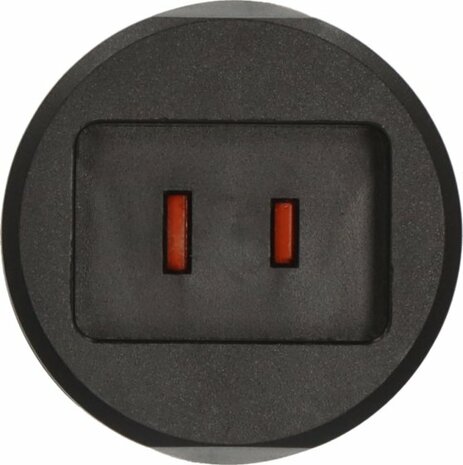 Reisestecker USA Euro mit 2,5A Sicherung