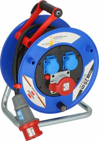 Garant CEE 1 IP44 Industrie Baustellen-Kabeltrommel 20m H07RN-F 5G2,5