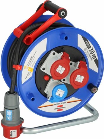 Garant CEE 3 IP44 Industrie Baustellen-Kabeltrommel 30m H07RN-F 5G2,5