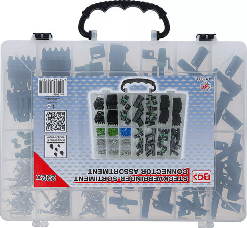Steckverbinder-Sortiment wasserdicht 232-tlg