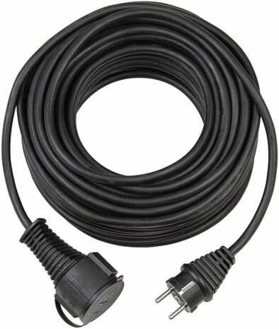Verlangerungskabel IP44 25m schwarz AT-N05V3V3-F 3G1,5