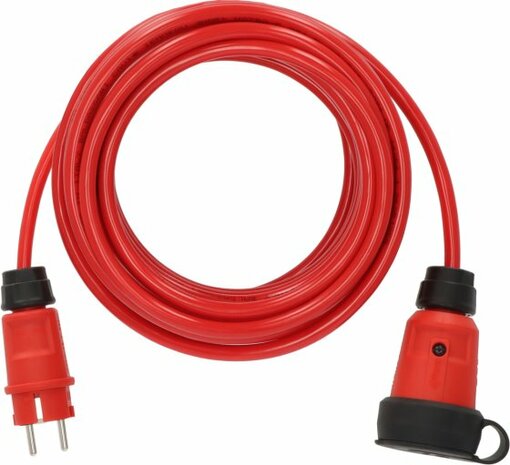 Verlangerungskabel VQ 1100 IP44, 10m rot H07BQ-F 3G1,5