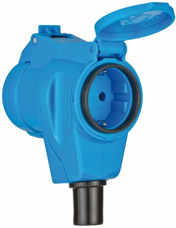 CEE-Winkelkupplung 230V 16A IP44 - 1x 230V 16A, 1x 230V CEE 16A 3-polig