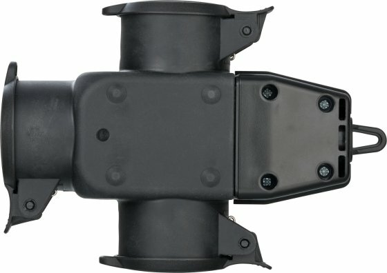 Schutzkontakt-Gummikupplung 3-fach IP44