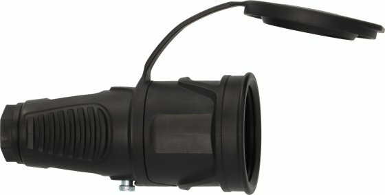 Schutzkontakt-Gummikupplung 230V 16A IP54