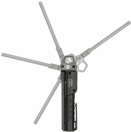Akku LED Handlampe HL 400 AC, 400lm + Spot 120lm + Rückseite 200lm