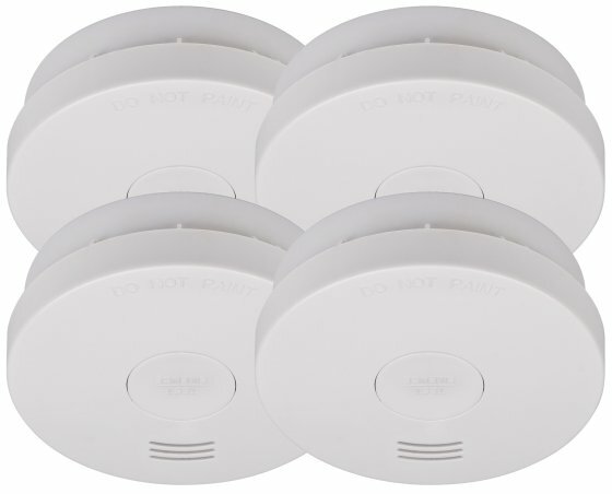 Rauchmelder SET, 4x RM L 3100 mit integrierter Batterie
