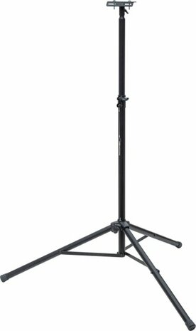 Bau Teleskop Stativ ST 200 schwarz mit Quertrager